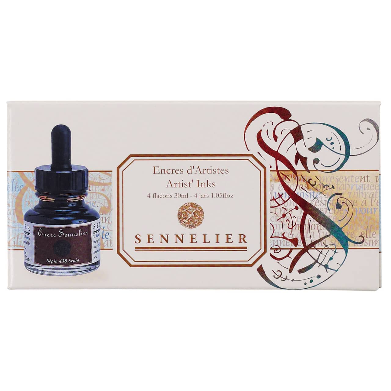 Sennelier Artist&#x27;s 4 Color Ink Set